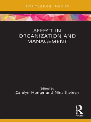 cover image of Affect in Organization and Management